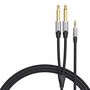 Audio cable mini jack 3.5mm to 2x jack 6.35mm male Vention BARHL 10m, Vention BARHL
