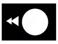 Label; black; Button marking: arrows; control cassette; 30x40mm SCHNEIDER ELECTRIC ZB2BY2912