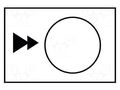 Label; white; Button marking: arrows; control cassette; 30x40mm SCHNEIDER ELECTRIC ZB2BY4909