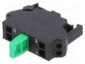 Contact block; 22mm; -25÷70°C; for back plate; spring clamps SIEMENS 3SU1400-2AA10-3BA0