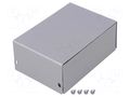 Enclosure: multipurpose; X: 72mm; Y: 103mm; Z: 43mm; AL BOX; grey TEKO 3/B.1