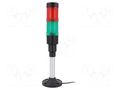 Signalling column; red/green; LED; 230VAC; HBJD-40; 40mm; -25÷55°C ONPOW HBJD-40D2RG230B