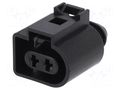 Connector: automotive; plug; female; MCP 2.8; PIN: 2; for cable TE Connectivity 1-1355200-1