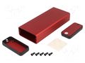 Enclosure: with panel; 1455; X: 54mm; Y: 120mm; Z: 23mm; aluminium HAMMOND HM-1455C1201RD