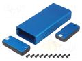 Enclosure: with panel; 1455; X: 54mm; Y: 120mm; Z: 23mm; aluminium HAMMOND HM-1455C1201BU
