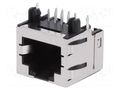Connector: RJ45; socket; PIN: 8; Cat: 3; shielded,low profile; 8p8c MOLEX MX-43860-0004