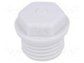 Stopper; M20; 1.5; IP54; polyetylene; grey; WN; Thread: metric HUMMEL HUMMEL-1282200050