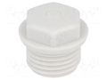 Stopper; M16; 1.5; IP54; polyetylene; grey; WN; Thread: metric HUMMEL HUMMEL-1282160050