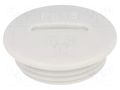 Stopper; PG16; IP54; polyamide; grey; V-N-FS; Thread: PG; 6mm HUMMEL HUMMEL-1251160011