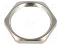 Nut; with earthing; M32; brass; Thk: 4.5mm; Spanner: 36mm; Pitch: 1.5 HUMMEL HUMMEL-1167320050