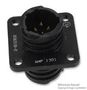 CIRCULAR CONNECTOR RECEPTACLE, SIZE 11, 4 POSITION, PANEL 206518-2