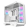 Darkflash DY470 computer case (white) + 4 fans + GPU bracket, Darkflash DY470 fans+holder Wh