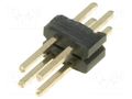 Connector: pin strips; pin header; male; PIN: 4; straight; THT; 2x2 CONNFLY ZL320-2X2P