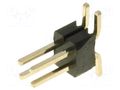 Connector: pin strips; pin header; male; PIN: 4; vertical; SMT; 2x2 CONNFLY ZL322-2X2P