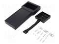 Enclosure: for devices with displays; X: 100mm; Y: 211mm; Z: 26mm BOPLA BOS902-RAL9005