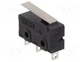 Microswitch SNAP ACTION; 5A/250VAC; 5A/30VDC; with lever; SPDT HONEYWELL ZM50D10B01