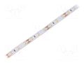 LED tape; white neutral; 2835; LED/m: 60; 10mm; white PCB; IP20 WISVA OPTOELECTRONICS HH-40KGI-2835FWNA