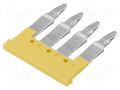 Comb bridge; ways: 4 WEIDMÜLLER ZQV4N/4