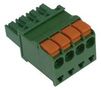 TERMINAL BLOCK, PLUG, 4 POSITION, 30-14AWG 1986692-4