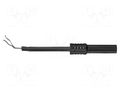 Measuring tip; 1A; black; Socket size: 4mm; Plating: nickel plated SCHÜTZINGER ZPK8188NI-SW