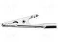 Crocodile clip; 16A; 70VDC; 33VAC; max.8mm; Type: non-insulated SCHÜTZINGER AK305NI
