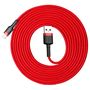 Baseus Cafule USB-A / Lightning 2A QC 3.0 cable 3 m - red, Baseus 6953156296299 6953156296299