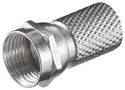 Twist-On F-Connector 7.0 mm - twist-on adapter made of zinc with nickel contacts 51854