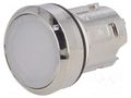 Switch: push-button; 22mm; Stabl.pos: 1; white; IP67; flat; 3SU1.5 SIEMENS 3SU1051-0AB60-0AA0