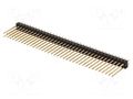 Connector: pin strips; pin header; male; PIN: 72; SL 22; THT; 2.54mm FISCHER ELEKTRONIK SL22.190.72G
