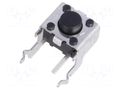 Microswitch TACT; SPST-NO; Pos: 2; 0.05A/24VDC; THT; none; 0.98N OMRON Electronic Components B3F-3120