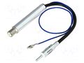 Cable; DIN plug,ISO socket; straight; Car brand: Audi,Seat,VW 4CARMEDIA ZRS-SA-1