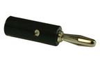 BANANA PLUG, SCREW, BLACK SPC15443