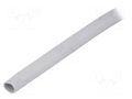 Insulating tube; silicone; light grey; -30÷200°C; Øint: 8mm; L: 1m FIX&FASTEN SRT8