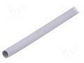 Insulating tube; silicone; light grey; -30÷200°C; Øint: 10mm; L: 1m FIX&FASTEN SRT10