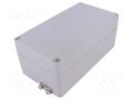 Enclosure: multipurpose; X: 120mm; Y: 220mm; Z: 90mm; ATEX; aluminium RAYCHEM RPG ALUEIN-EX-RJ12