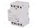 Contactor: 4-pole installation; 63A; 230VAC; NC x2 + NO x2; IKA ISKRA IKA63-22/230V
