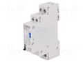 Relay: installation; bistable,impulse; NC + NO; Ucoil: 24VAC; BI ISKRA BI232-11/24VAC