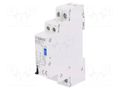 Relay: installation; bistable,impulse; NC + NO; Ucoil: 24VAC; BI ISKRA BI225-11/24VAC