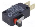 Microswitch SNAP ACTION; 16A/250VAC; 0.6A/125VDC; SPDT; ON-(ON) OMRON Electronic Components V-165-1C5