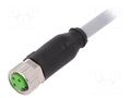 Cable: for sensors/automation; M8; PIN: 3; straight; 5m; plug; 60VDC MURRELEKTRONIK 7000-08041-2100500