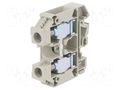 Splice terminal: rail; 71A; 1kV; screw terminal; grey; 16mm2 WIELAND 57.516.0155.0