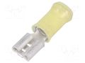 Terminal: flat; 6.3mm; 0.8mm; female; 4÷6mm2; crimped; for cable TE Connectivity 160314-5