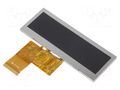 Display: TFT; 3.9"; 480x128; Illumin: LED; Dim: 105.5x40.64x2.95mm DISPLAY ELEKTRONIK DEM480128A1VMH-PWN