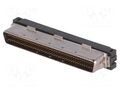 Connector: SCSI; PIN: 80; shielded; for ribbon cable; plug; male TE Connectivity 5749621-8