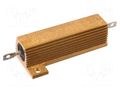 Resistor: wire-wound; screw; 100mΩ; 50W; ±1%; 49.1x29.7x14.8mm ARCOL HS50-0R1F