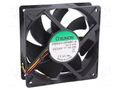 Fan: DC; axial; 24VDC; 120x120x38mm; 322.8m3/h; 54dBA; ball; 24AWG SUNON PMD2412PMB1AF
