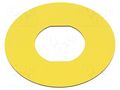 Label; 22mm; Harmony XB4 SCHNEIDER ELECTRIC ZBY9101
