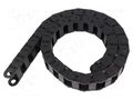 Cable chain; B15/B15i; Bend.rad: 125mm; L: 1006mm; Int.width: 25mm IGUS B15.025.125.0