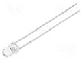 LED; pink; 3mm; 1560÷2300mcd; 30°; Front: convex; 2.9÷3.6VDC OPTOSUPPLY OSK5DK3131A