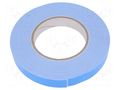 Tape: fixing; W: 19mm; L: 10m; Thk: 1.1mm; double-sided; white ANTICOR ANC-560-19-10WH